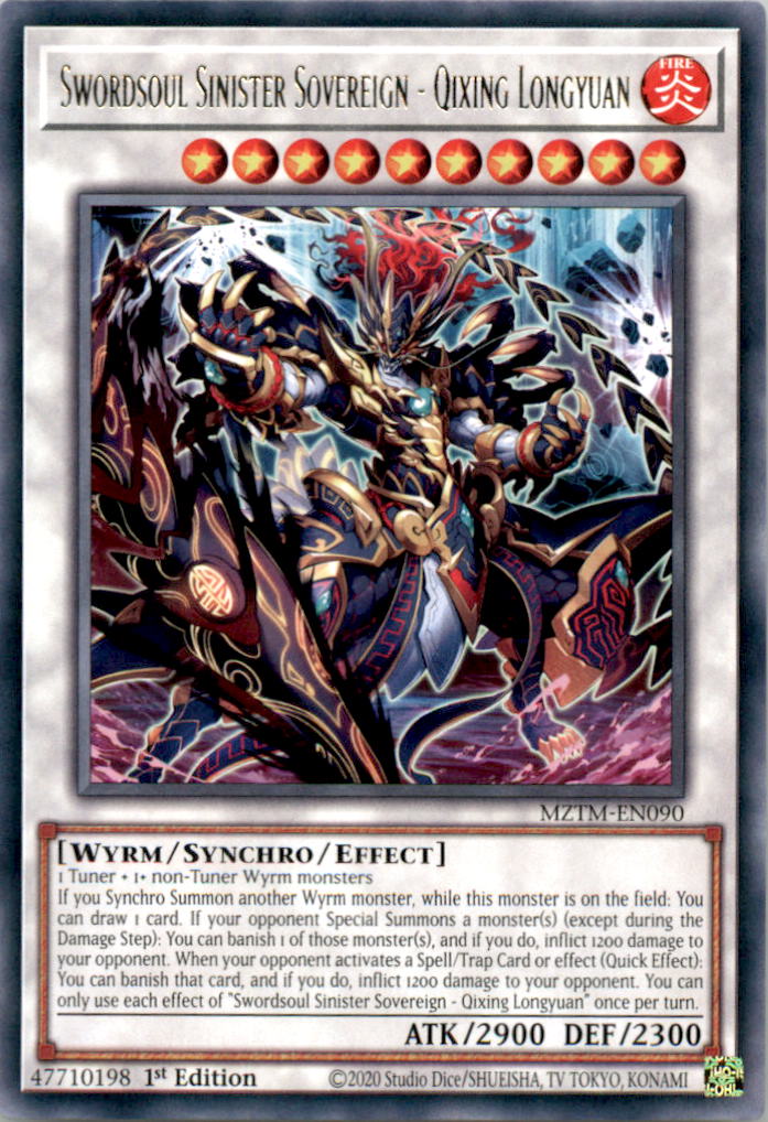 Swordsoul Sinister Sovereign - Qixing Longyuan Ultra Rare Magnificent Mavens MAMA-EN040 NM  MAMA-EN040 MAMA