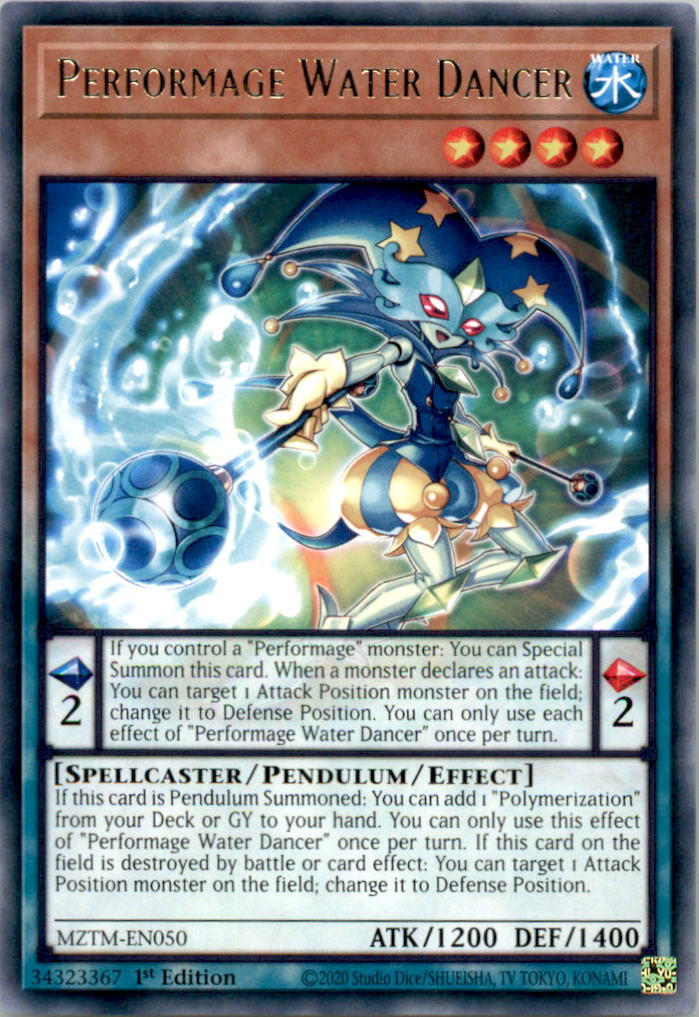 Performage Water Dancer Rare Maze of the Master MZTM-EN050 NM  MZTM-EN050 MZTM