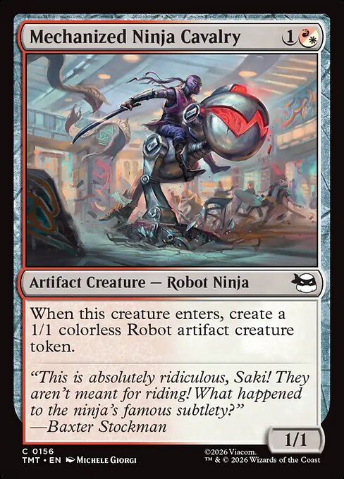 Mechanized Ninja Cavalry (TMT #156)