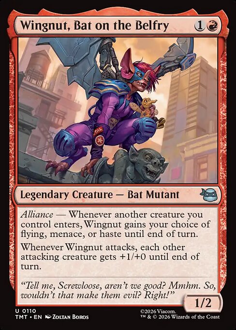Wingnut, Bat on the Belfry (TMT #110)