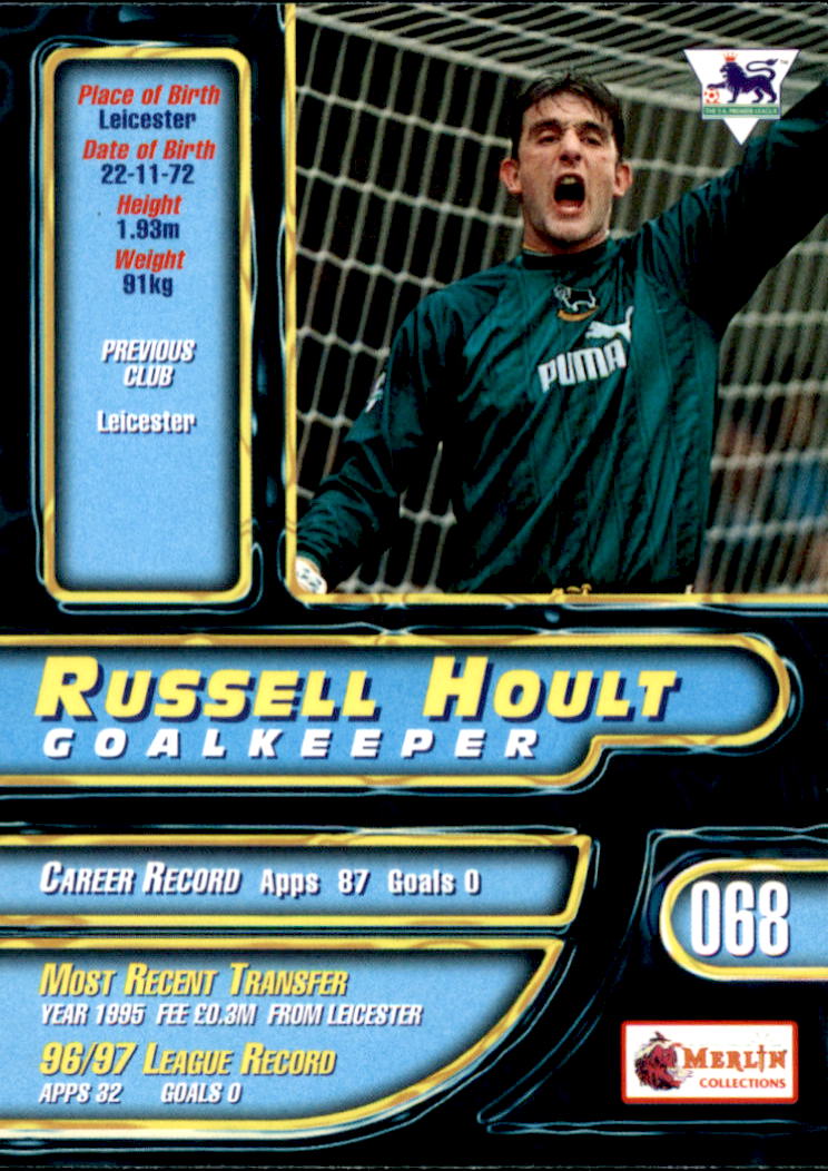 1997-98 Merlin Premier Gold #68 Russell Hoult
