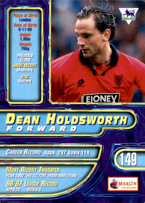 1997-98 Merlin Premier Gold #149 Dean Holdsworth