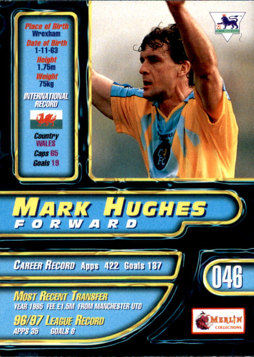 1997-98 Merlin Premier Gold #46 Mark Hughes