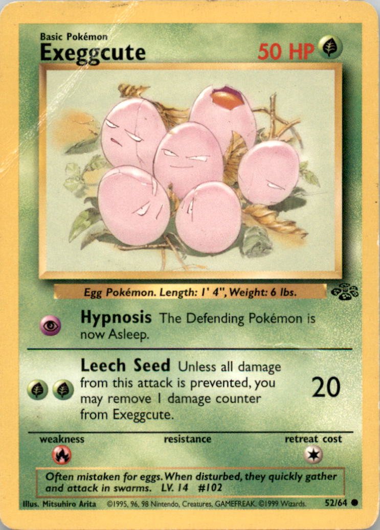 Exeggcute Common Base Set 2 074/130 NM  074/130 BS2
