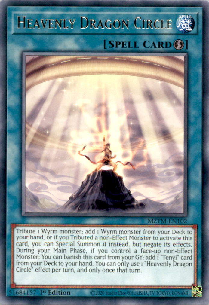 Heavenly Dragon Circle Rare Maze of the Master MZTM-EN102 NM  MZTM-EN102 MZTM