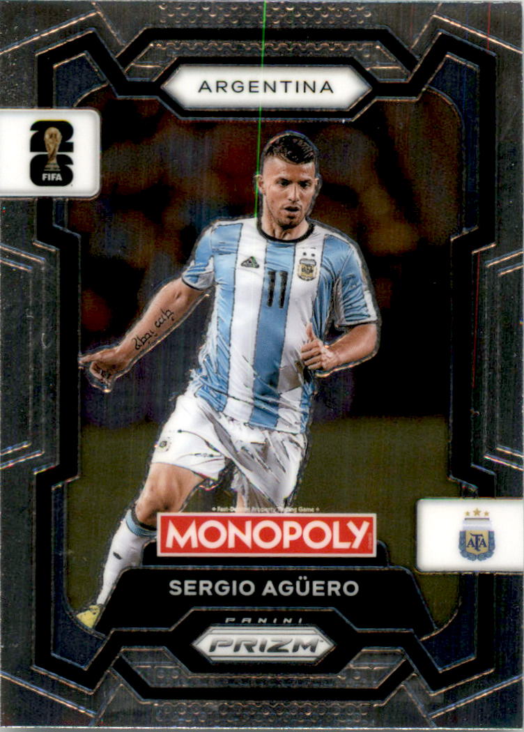 2026 Panini Prizm Monopoly FIFA World Cup #6 Sergio Agüero