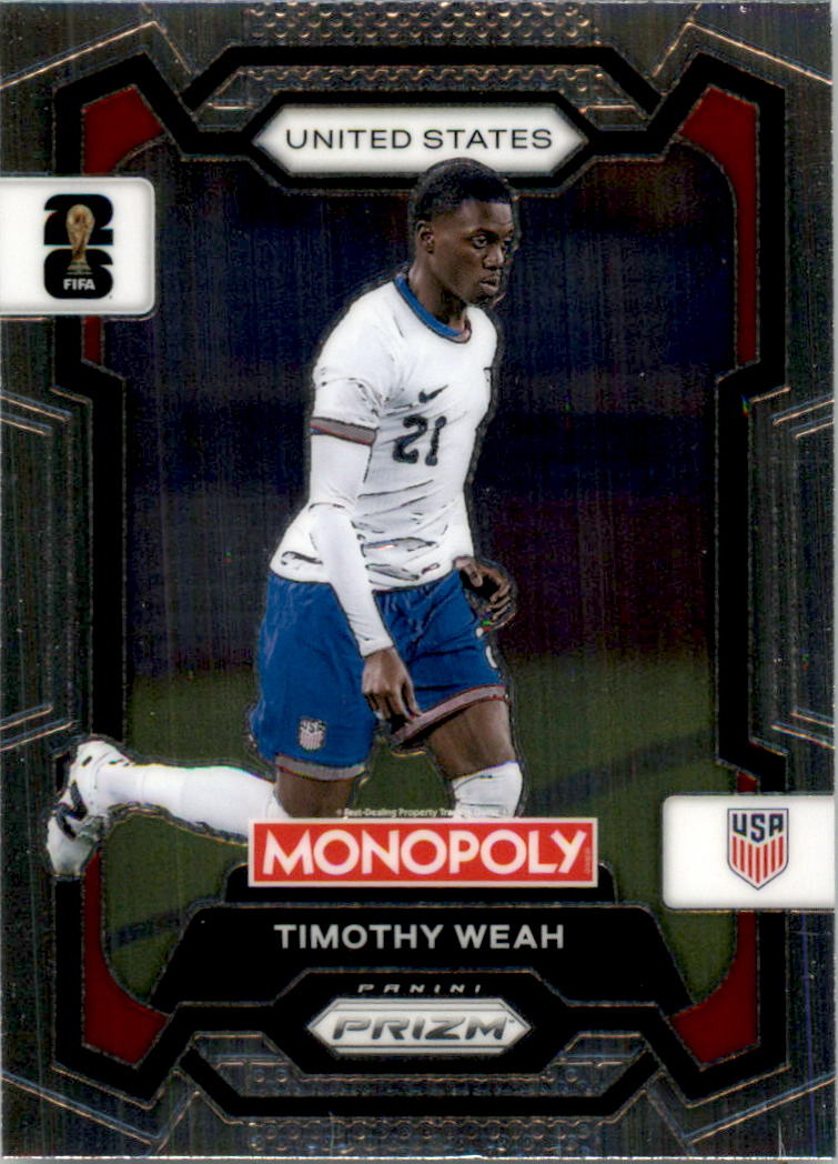 2026 Panini Prizm Monopoly FIFA World Cup #71 Timothy Weah