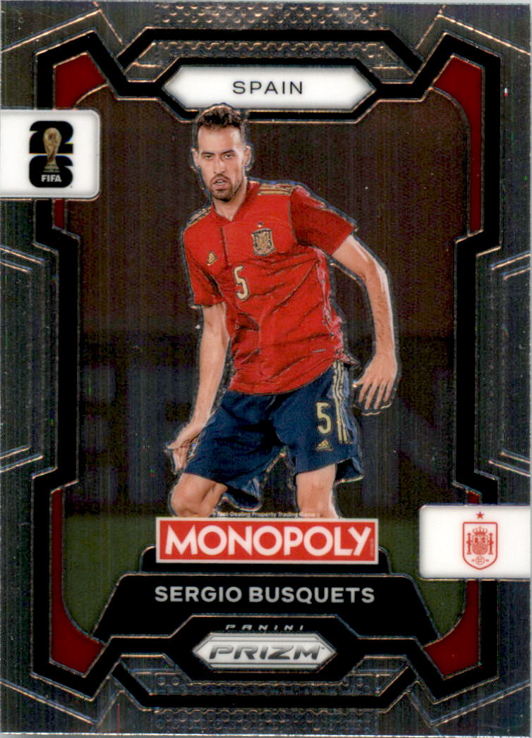 2026 Panini Prizm Monopoly FIFA World Cup #45 Sergio Busquets