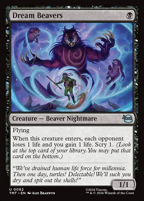 Dream Beavers (TMT #62)