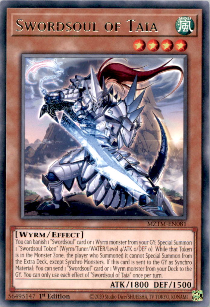 Swordsoul of Taia Rare Maze of the Master MZTM-EN081 NM  MZTM-EN081 MZTM