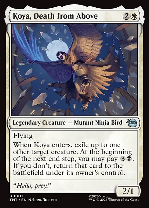 Koya, Death from Above (TMT #11)