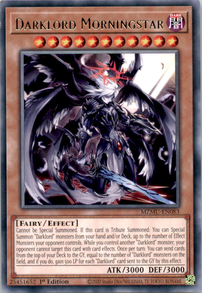 Darklord Morningstar Rare Maze of Muertos MZMU-EN083 NM  MZMU-EN083 