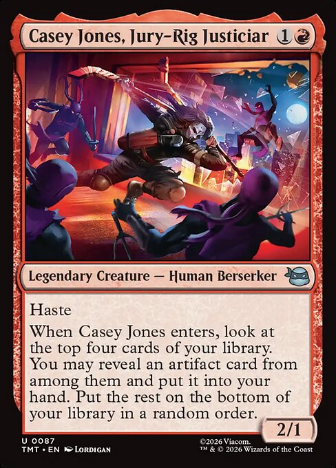 Casey Jones, Jury-Rig Justiciar (TMT #87)