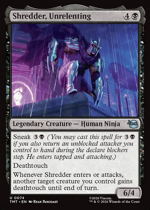 Shredder, Unrelenting (TMT #74)