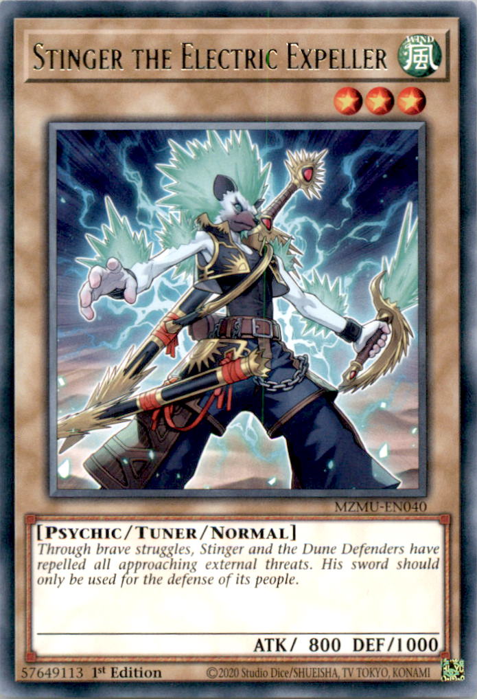 Stinger the Electric Expeller Rare Maze of Muertos MZMU-EN040 NM  MZMU-EN040 