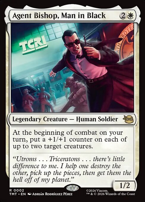 Agent Bishop, Man in Black (TMT #2)
