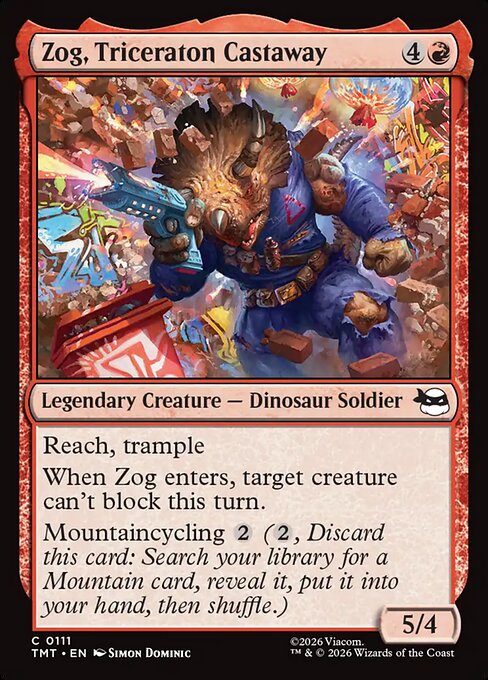 Zog, Triceraton Castaway (TMT #111)
