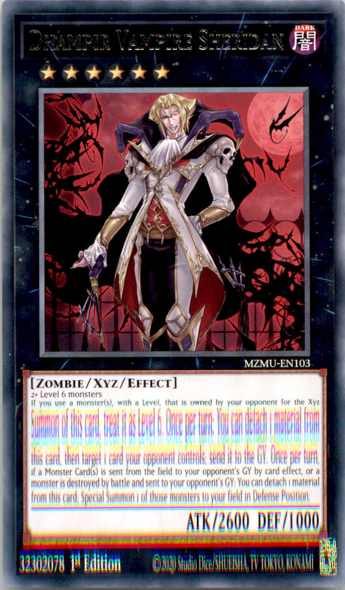 Dhampir Vampire Sheridan Rare Maze of Muertos MZMU-EN103 NM  MZMU-EN103 