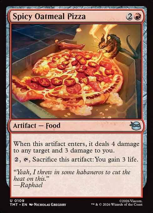 Spicy Oatmeal Pizza (TMT #109)