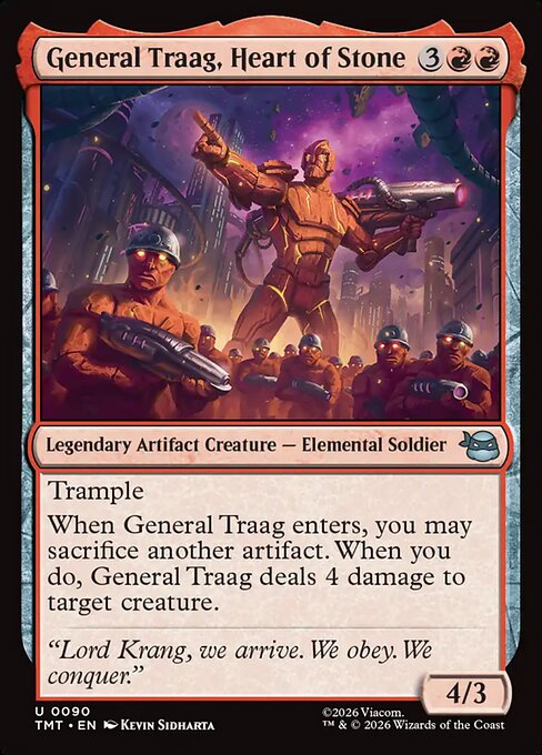 General Traag, Heart of Stone (TMT #90)