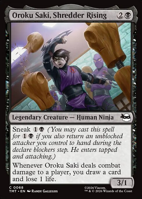 Oroku Saki, Shredder Rising (TMT #68)