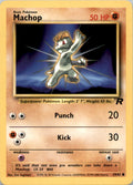 Machop Common Team Rocket 59/82 NM  59/82 TR