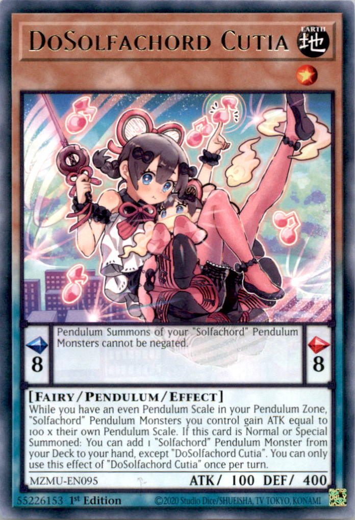 DoSolfachord Cutia Super Rare Ancient Guardians ANGU-EN014 NM  ANGU-EN014 ANGU