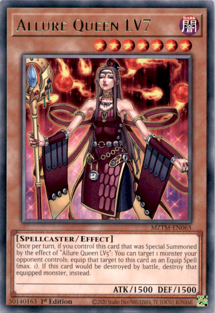 Allure Queen LV7 Rare Maze of the Master MZTM-EN065 NM  MZTM-EN065 MZTM