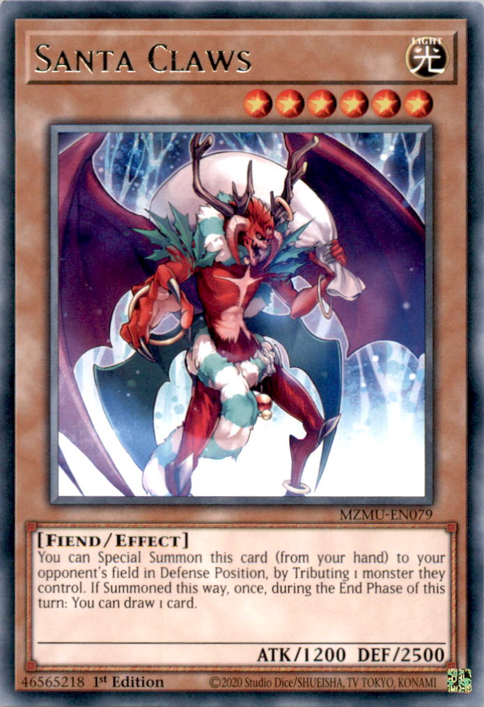 Santa Claws Common Speed Duel: Tournament Pack 3 STP3-EN018 NM  STP3-EN018 STP3