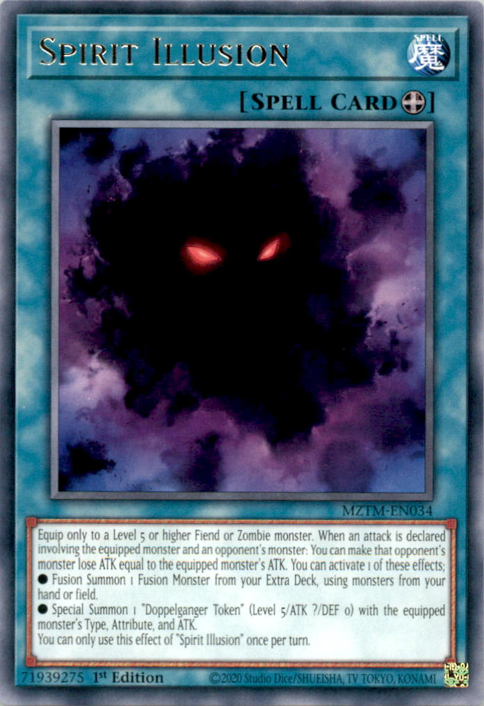 Spirit Illusion Rare Maze of the Master MZTM-EN034 NM  MZTM-EN034 MZTM