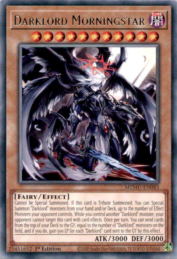 Darklord Morningstar Rare Maze of Muertos MZMU-EN083 NM  MZMU-EN083 